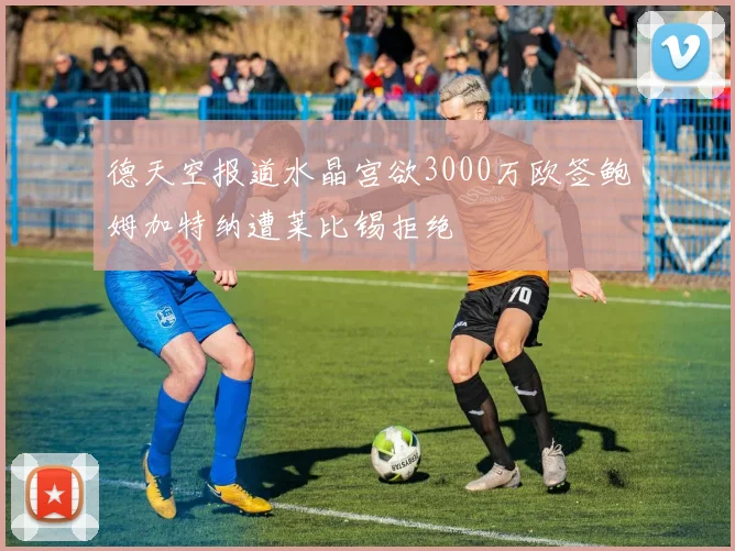德天空报道水晶宫欲3000万欧签鲍姆加特纳遭莱比锡拒绝